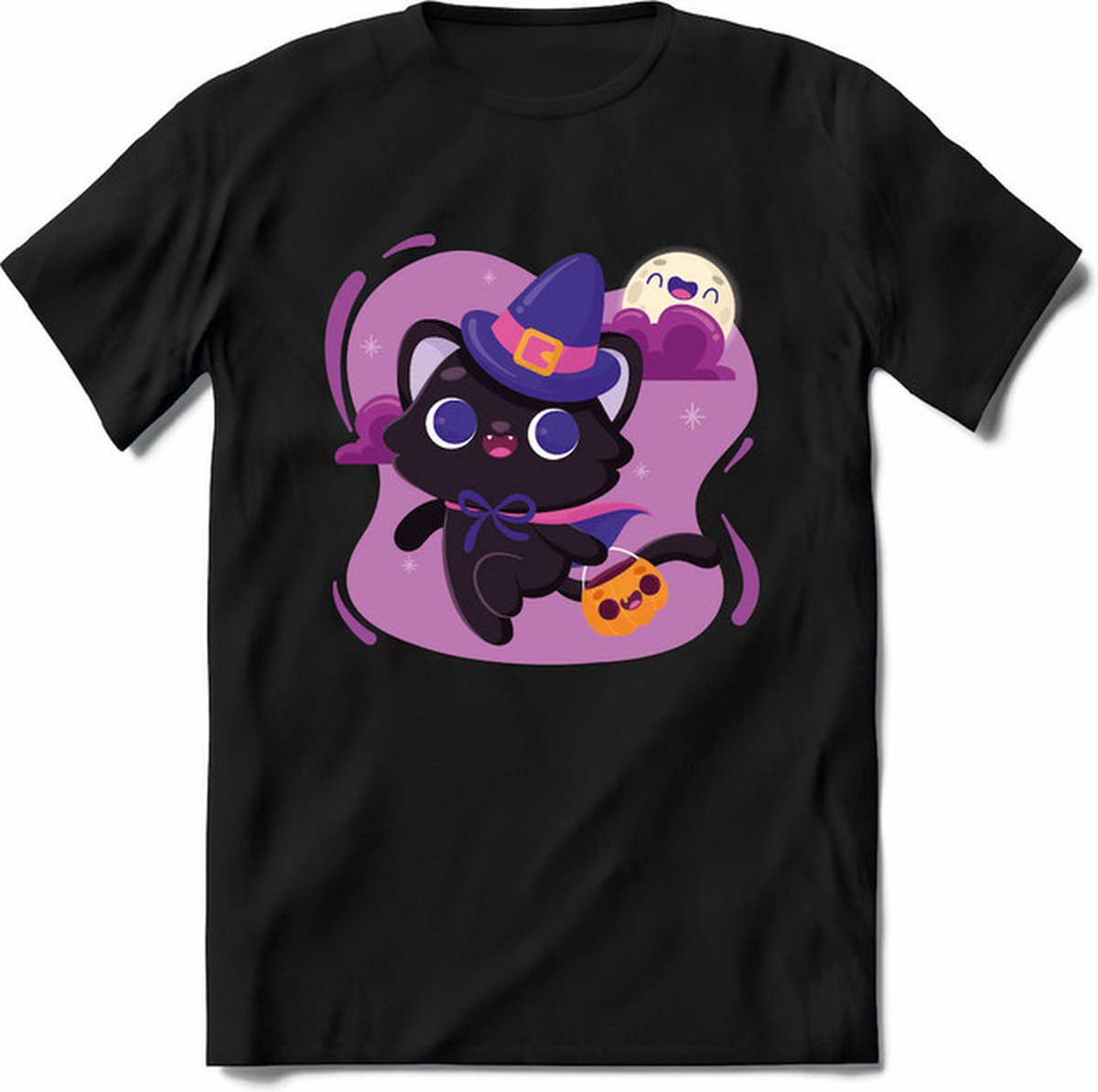 Halloween T-Shirt | Horror  Kleding Heren / Dames | Weerwolf , Monster , Vleermuis en Pompoen  Shirt |